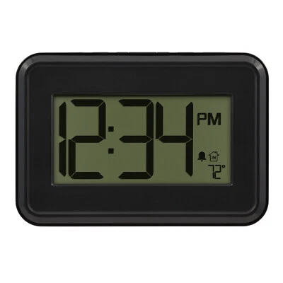 W80000 La Crosse Technology Digital Wall Clock with IN Temperature - Open Box - Image 1 of 4