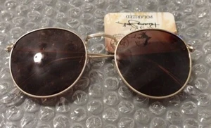 Gafas de sol Panama Jack polarizadas marco dorado redondo 100% UVA + protección UVB - Imagen 1 de 6
