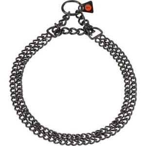 Sprenger Twin Row Martingale Collar Flat Polished Links - Black S/Steel 2.0 mm - Bild 1 von 56