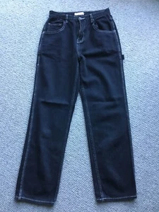 MOTEL DENIM DAMEN SCHWARZE BOYFRIEND JEANS GR. S - Bild 1 von 4
