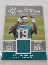 2007 Bowman Fabric of the Future Ted Ginn Jr # FF-TG