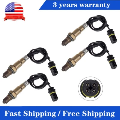 For Mercedes-Benz 2001-2006 CL600 2005 2006 Cl65 Amg 4Pcs Oxygen Sensor Up+Down - Image 1 of 4