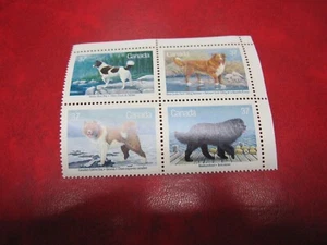 CANADA Unitrade# 1217-20 37c DOGS OF CANADA UR BLANK BLOCK MNH - Picture 1 of 1