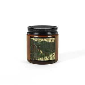 Candela profumata vaso di soia (multitaglia, vaso ambra) Art Mallards Cottagecore - Foto 1 di 5