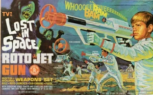 Vintage Lost in Space TV Show Toy Ad Reproduction Print 12 x 17 - Picture 1 of 1