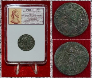 Ancient Roman Empire Coin PROBUS Pax With Branch and Sceptre Antoninianus - Picture 1 of 4