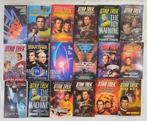 18 Star Trek Novels - Pocket Books Paperback Book Bundle - Picture 1 of 8