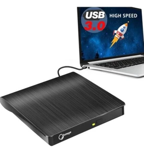 External Optical Drive USB 3.0 Type-C Portable CD DVD RW Burner Optical Drives - Picture 1 of 6