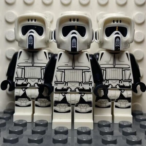 Lego Star Wars Minifigure Bundle Imperial Scout Trooper 3X sw1116 75307 - Picture 1 of 5