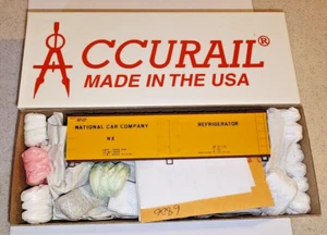 Accurail HO 5th Ave Car Shops Wood Refrigerated Boxcar National Car Co. #6806 - Picture 1 of 3