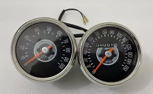 NORTON TRIUMPH SMITHS REPLICA 150 MPH SPEEDOMETER RPM TACHOMETER PAIR |Fit For - Picture 1 of 12