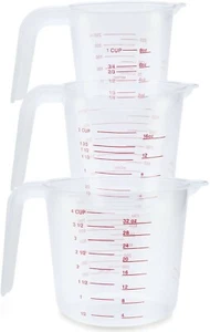 Juego de 3 jarras de medición Chef Remi | Tazas de medición para cocinar y hornear para Reino Unido y EE. UU. - Imagen 1 de 7
