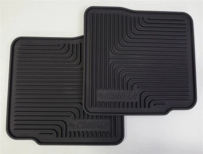 NOS 2003-2005 Chrysler PT Cruiser 2nd Row Slush Floor Mats Dark Slate 82207866AB - Изображение 1 из 4