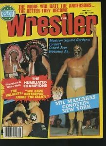 The Wrestler Magazine - Mai 1977 - Mil Mascaras / Strongbow & White Wolf - Bild 1 von 2