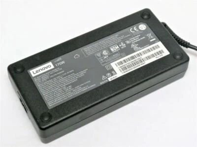 Lenovo 170W AC Adapter Square Tip FRU 45N0372 / 45N0560 with 2-Prong Power Cord — 第 1/4 张图片