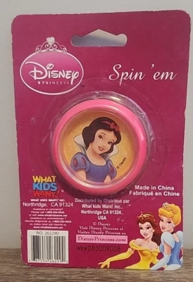 Disney Princesa Spin 'em yoyo Blancanieves/Cenicienta Nuevo de Lote Antiguo Leer Descripción Foto 1 de 2