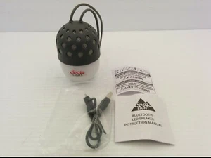 COORS LIGHT BLUE TOOTH LED SPEAKER WITH CHARGER, GRAY & WHITE, MANUAL, NNB - Picture 1 of 5