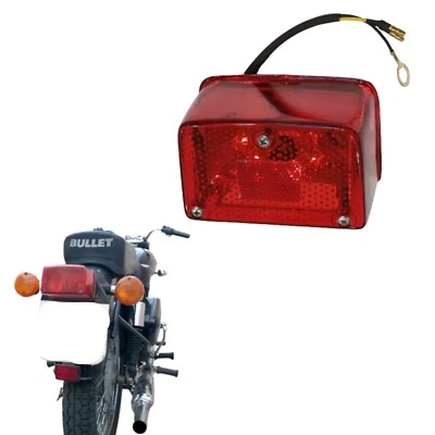 Pour Royal Enfield BULLET Arrière Boite Type Feu Assemblée Compatible Avec Léger - Photo 1/4