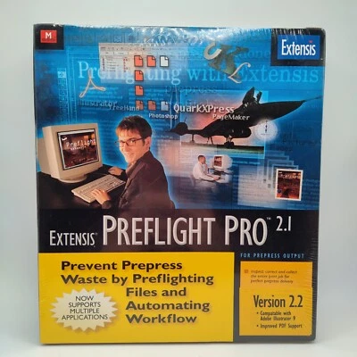 Rare Brand New Sealed 1988 Extensis Preflight Pro 2.1 Package Collectible - Image 1 of 4