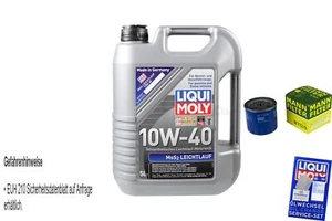 KIT TAGLIANDO FILTRO OLIO LIQUIDO MOLY 5L 10W-40 per CITROEN 2 CV LNA PEUGEOT 205 - Foto 1 di 8