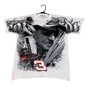 NWOT Vintage Dale Earnhardt Sr. Double Sided All Over Print T-Shirt Size M RARE - Picture 1 of 10
