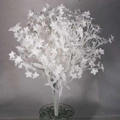 12根丝绸婴儿呼吸陀螺喷雾白色带白色茎00102171017 — 第 1/2 张图片