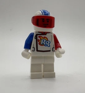 LEGO Minifig cty1319 - Razzo Racer - Stuntz Driver, Tuta Bianca - Foto 1 di 5