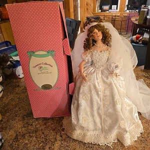 Treasury Collection Paradise Galleries Porcelain Doll Lily Bride - Picture 1 of 5