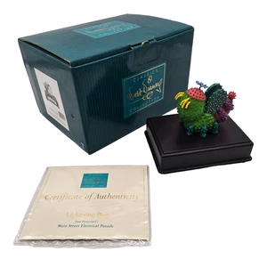 Disneyland WDCC Electrical Parade Lightning Bug Statue Tested Working COA Box - Picture 1 of 18