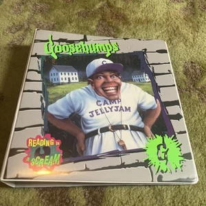 Vtg Goosebumps #33 Horror at Camp Jelly Jam School Binder Reading is a Scream - Picture 1 of 5