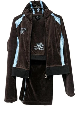 Traje de chándal vintage Y2K Rocawear para mujer pierna ancha de dos piezas talla XL Foto 1 de 4