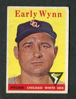 Early Wynn Chicago White Sox Pitcher MLB Baseball Card 1958 Topps #100 - Image 1 of 2