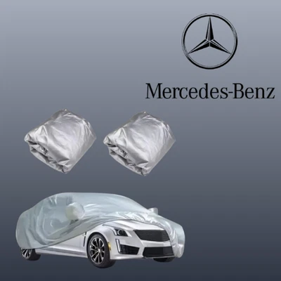 For All Mercedes-Benz Size L Car Cover Sedan Waterproof Sun Rain Dust Snow - Image 1 of 4