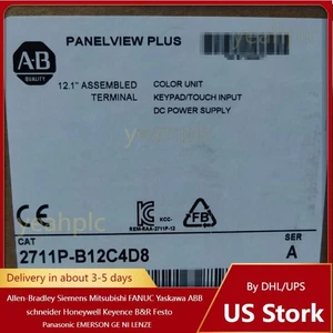 2711P-B12C4D8 AB PanelView Plus 1250 Keypad/Touch Color 12" New Spot Goods! - Picture 1 of 1