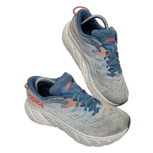 Scarpe Hoka One One Gaviota 4 donna taglia 9 D larghe blu running ottimo battistrada - Foto 1 di 16