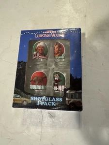 National Lampoon's Christmas Vacation Set Of 4 Glass 2.0 oz. Shot Glasses New - Picture 1 of 2