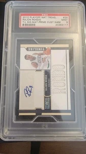 Camiseta deportiva 2010-11 National Treasures - Timeline Rajon Rondo #26 Auto /30 PSA 9 💎🔥 - Imagen 1 de 2