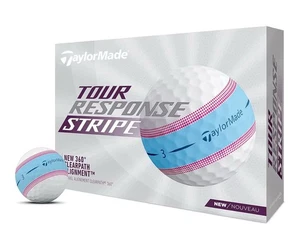 TaylorMade Tour Response Golf Balls, Enhanced 360° ClearPath Alignment 12 Balls - Picture 1 of 8