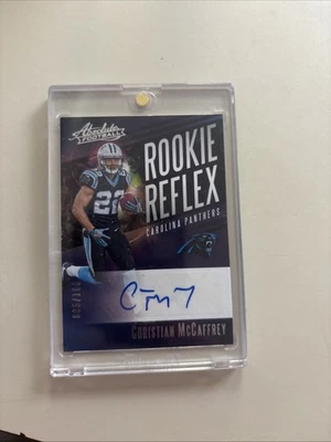 2017 Panini Absolute - Rookie Reflex Signatures Christian McCaffrey #RR-CM... - Image 1 of 2