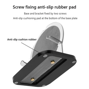 Support de bureau acrylique léger pour haut-parleurs plus protection coussin - Zdjęcie 1 z 12