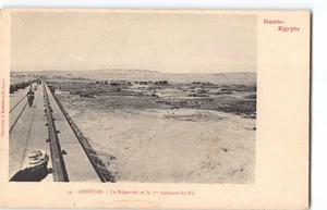 Aswan Upper Egypt Reservoir & Dam 1st Cataract Nile River~Early UDB Postcard -P5 - Picture 1 of 4