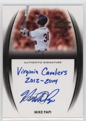 2014 Leaf Trinity Gold /10 Mike Papi #A-MP2 Auto - Image 1 of 2