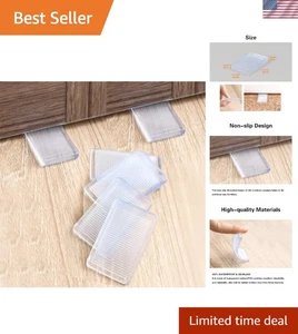 Transparent Furniture Leveling Shims - Set of 8 for Wobbly Tables and More - Picture 1 of 9