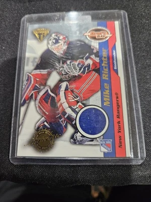 2000-01 Pacific Private Stock Titanium Mike Richter Jersey Card #1010 - Image 1 of 2