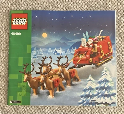 40499 LEGO Navidad Trineo de Papá Noel Manual, 2021, Temporada, Exclusivo, Retirado Foto 1 de 2