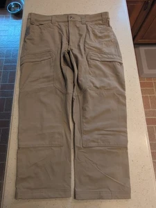 Duluth Trading Pants Mens 40x30 AKHG Alaska Hardgear Brown Hiking Vented Relaxed - Picture 1 of 13