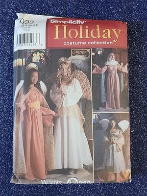 Simplicity 2001 Vintage Holiday COSTUME COLLECTION UNCUT Gown Cape Wraps  XS S M - Image 1 of 4