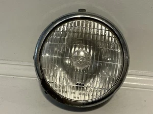 Vintage Lucas 575 M5 Headlamp  w/ Shell Motorcycle Light Weight 553691; ES1019 - Bild 1 von 15