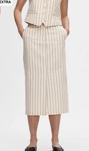 anthropologie Selected Femme SLFHILDA PENCIL SKIRT - Pencil skirt - sandshell - Picture 1 of 9