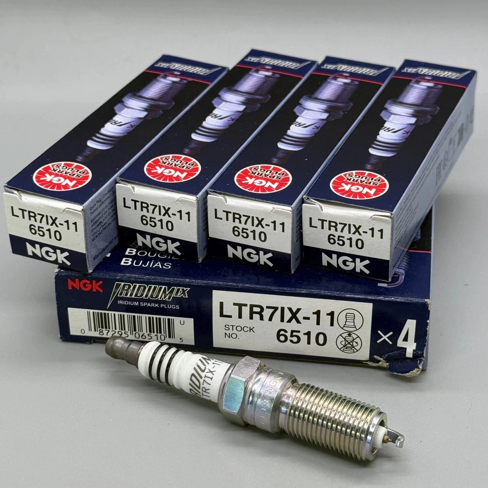 Set of 8 New Iridium IX Plug Spark Plugs NGK 6510 LTR7IX-11 LTR7IX11 Tune USA - Image 1 of 4